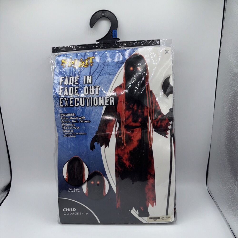 Spirit Fade in Fade Out Executioner Demon Halloween Costume Childs X Large 14-16